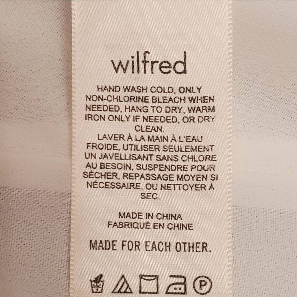 Aritzia Wilfred Fable White Mini Dress Tie Straps Little White Lined Corset Dres - Picture 12 of 12